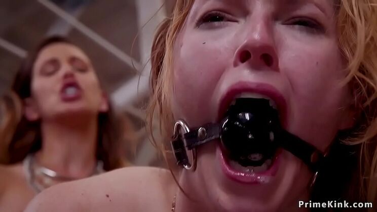 Stepmom Cherie Deville Dominates Stepdaughter in Rough Anal BDSM Threesome