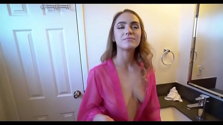 Step Brother Helps Sister with Morning Wood - Kenzie Madison & Tony Profane