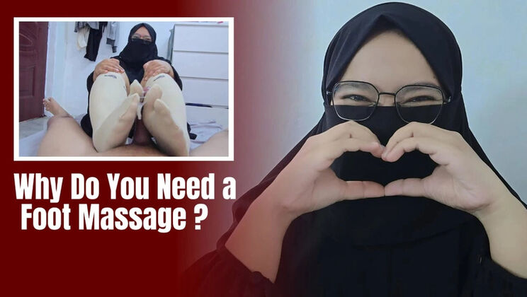 Hijab Sister-in-Law Gets Foot Massage & More - Minokiiko Fucks Hard