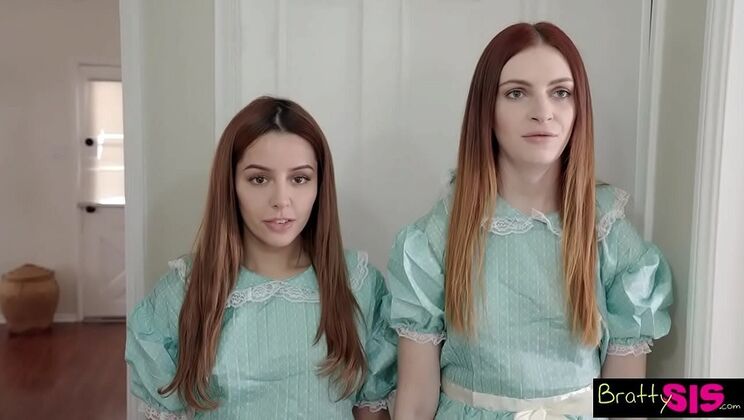 Hot Step Sisters Maya & Vanna Fuck Danny Hard - The Shining Parody POV