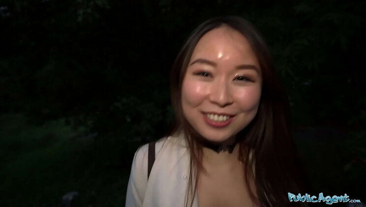 Cheeky Asian Babe Pays for Huge Fat Cock in Public - Erik Everhard Fucks Yiming Curiosity Outdoors