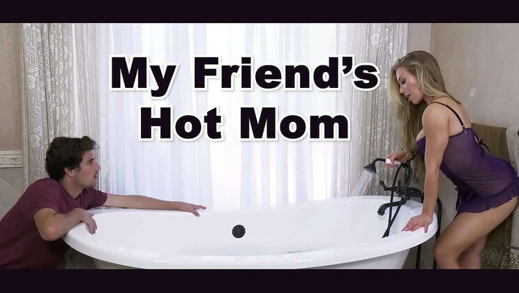 Nicole Aniston Fucks Her Step Son's Friend Tyler Nixon in the Bathroom - Big Tits MILF Action