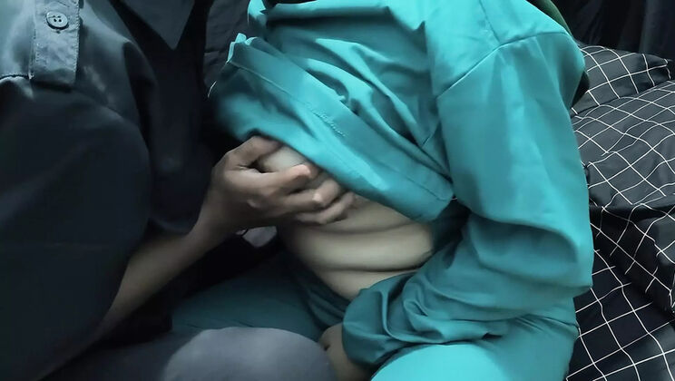 Hot Asian Nurse Fucks Security Guard in Hotel - Big Tits Uncensored Sex