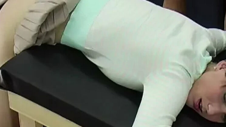 Blonde Teen Gets Hard Caning Punishment - Classic BDSM