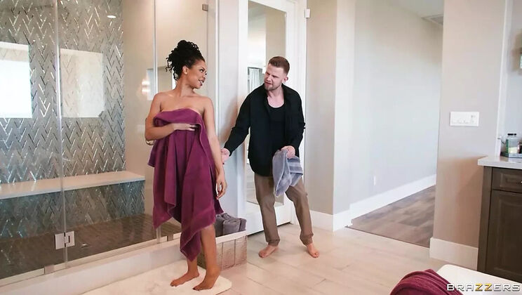 Kira Noir Gets Hands-On With Brother-In-Law's Big Cock - Brazzers