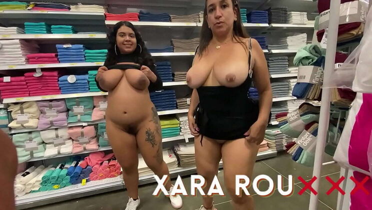 Hairy Latina Stepmom & Pregnant Stepdaughter Flirt With Uber Driver & Show Off Big Ass in Supermarket
