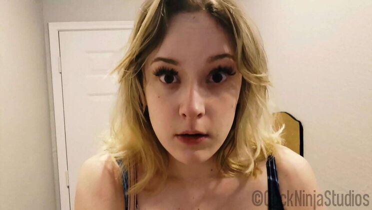 Blonde MILF Step Mom Cheats & Gets Punished - POV Fuck with Big Tits & Ass