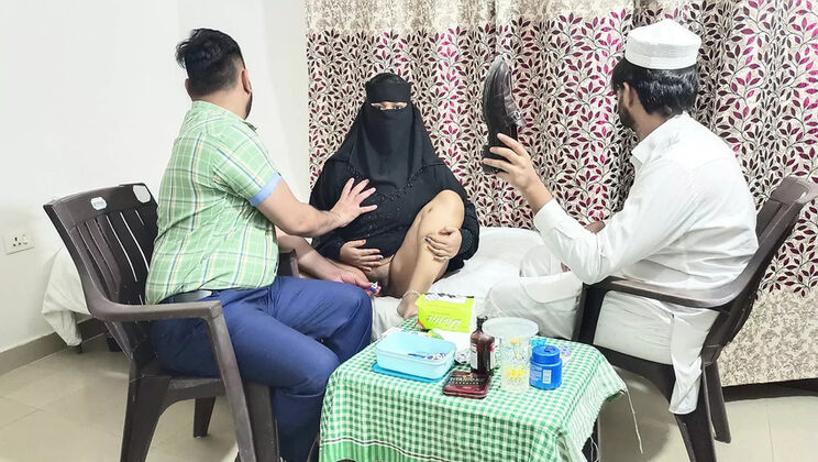 Hot Muslim Teen Jiya Sharmaa Gets Rough Anal Fuck From Doctor While Hubby Watches - Desi Threesome Sex Part 2