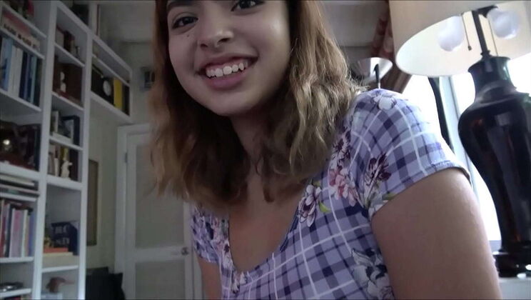 Sexy Latina Teen Hazel Heart Gets Schooled By Step Brother Alex Adams - Family Therapy POV