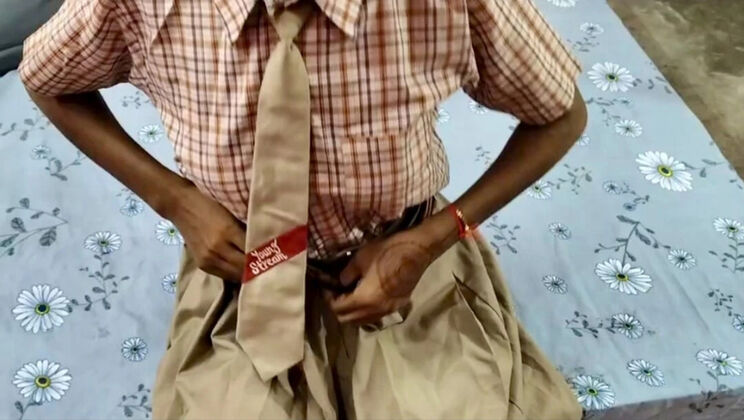 Indian School Girl MMS Viral Sex Tape - YourAlina & PleasureHub Anal Fuck in Uniform