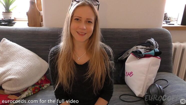 Bubbly Blonde First Nude Shoot - Innocent Teen Casting Couch Exploited