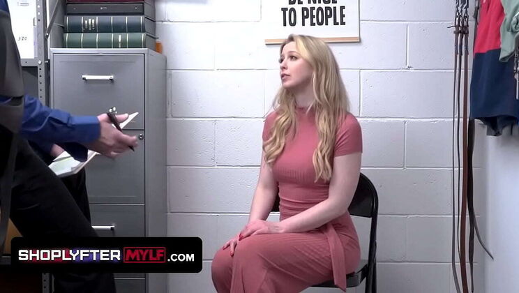 Sunny Lane MILF Office Fuck: Security Guard Creampie Doggystyle