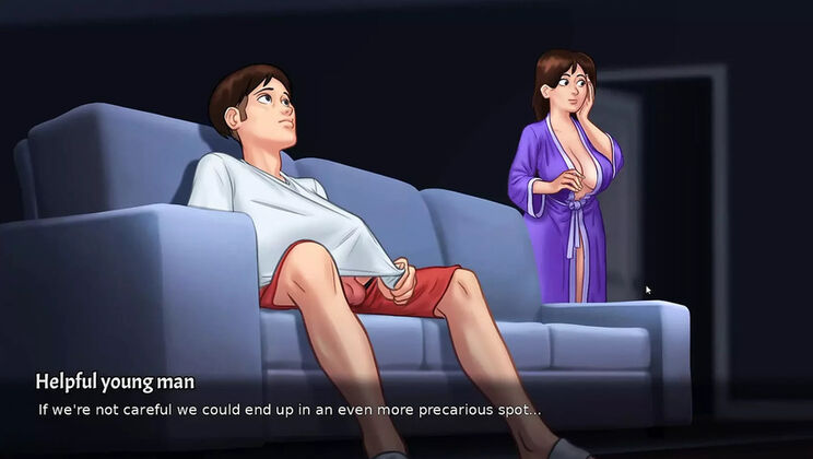 Hot Step Sister Fucks Anon in Summertime Saga 3D Cartoon Sex Game