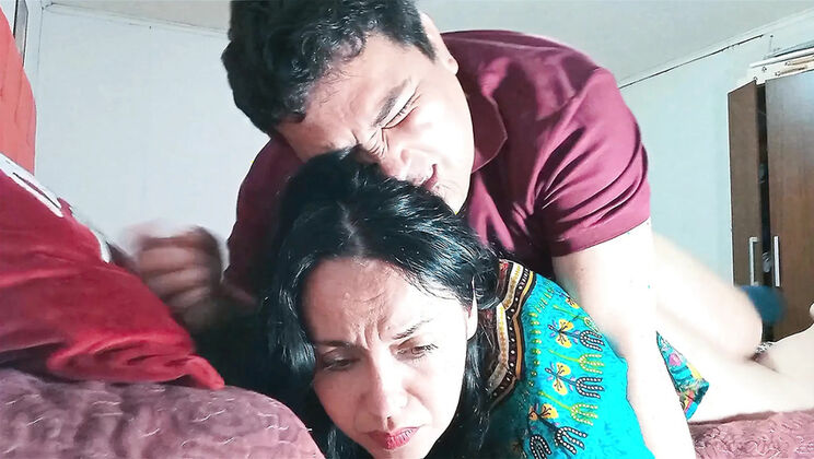 Indian Stepmom Kelly Mom Fucks StepSon Hard in Homemade 4K