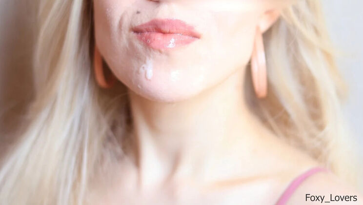 Gentle Blowjob Closeup 4K - Wet Lips & Facial Cumshot ASMR
