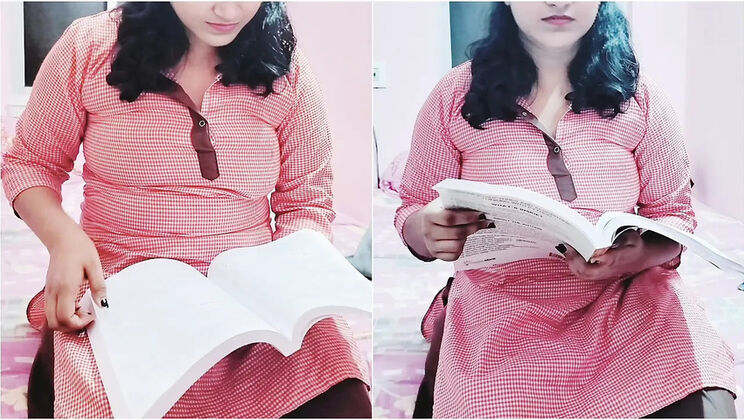 Desi village schoolgirl Shraddha Pandey taboo sex with stepbrother in Hindi - Blowjob, Doggy Style, Moaning