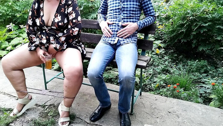 Perverted Day with Ukrainian MILF Stepmom - Outdoor Pissing & Big Ass Pleasure