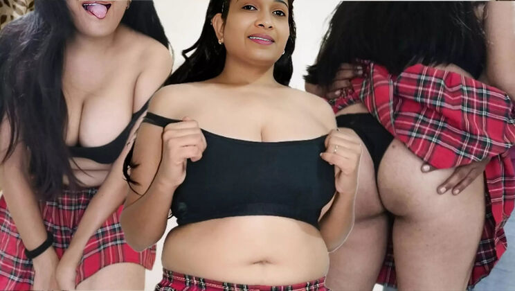 Indian Teacher Fucks Village Schoolgirl for Incomplete Homework - Yourdidipriya Big Ass Doggy Style Creampie