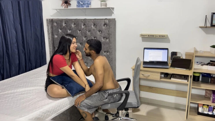 Asian Stepsister Joina06 Fucks Stepbrother While Boyfriend Away - Doggy Style & Creampie