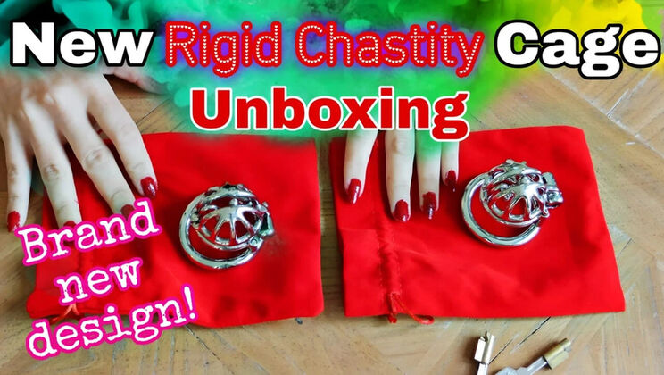 Training Zero Unboxes Rigid Chastity Cage Models 10 & 20 - MILF StepMom POV Femdom Chastity Training