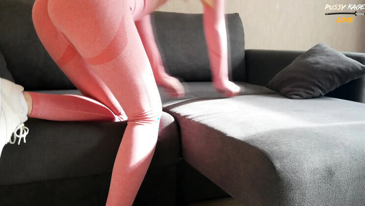 Missed Workout? PussyKageLove Fucks Your Tight Pussy in Russian Pantyhose