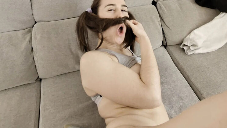 Horny Spanish Girl Fucks BBC Roommate Fast - Big Ass Amateur POV
