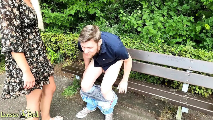 German Blonde Teen Gets Tricked and Fucked Hard in Parking Lot - Big Natural Tits, Outdoor Sex