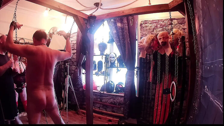 Mature BBW Domina Humiliates New Toy Daisy in Dungeon - BDSM Bondage & Begging