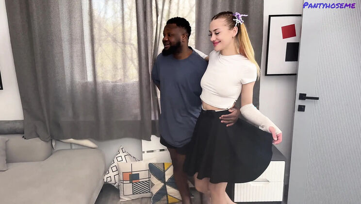 Monika Desire Group Sex Foursome with Pantyhose Women Doggy Style & Missionary