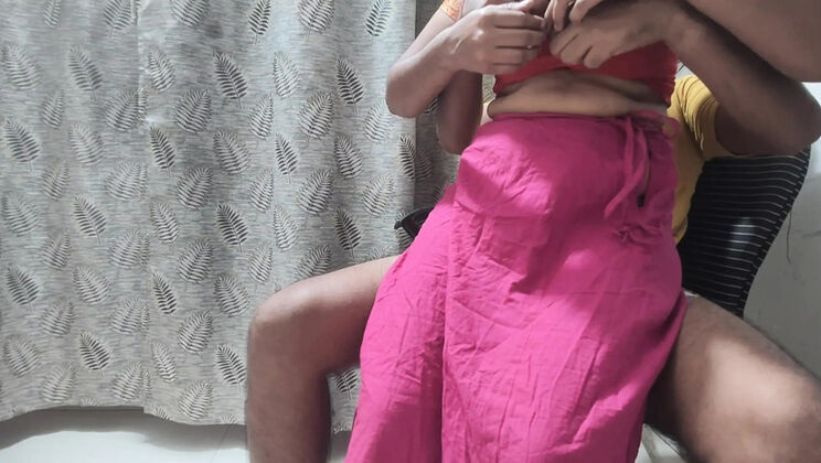 Indian Bhabhi Fucked Hard Doggy Style on Chair - Homemade Creampie Sex with Dirty Talk