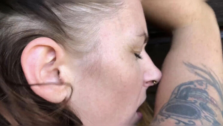 Young XL Cock Fucks Horny German MILF Outdoor in Garden - Creampie No Condom - Am I Pregnant?