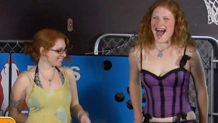 Big Tits Lesbians Masturbate With Sex Toys After Losing A Basketball Game Bet - Public Humiliation Show