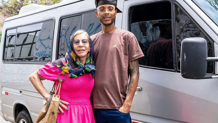 Tattooed Granny 81 Years Old Anal Pickup Rough Car Sex BBC Destroyed Asshole