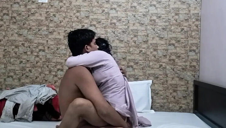 Indian Desi Bhabhi Hot Cheating Wife Sex - Busty Mom Anal Fuck with Stepson
