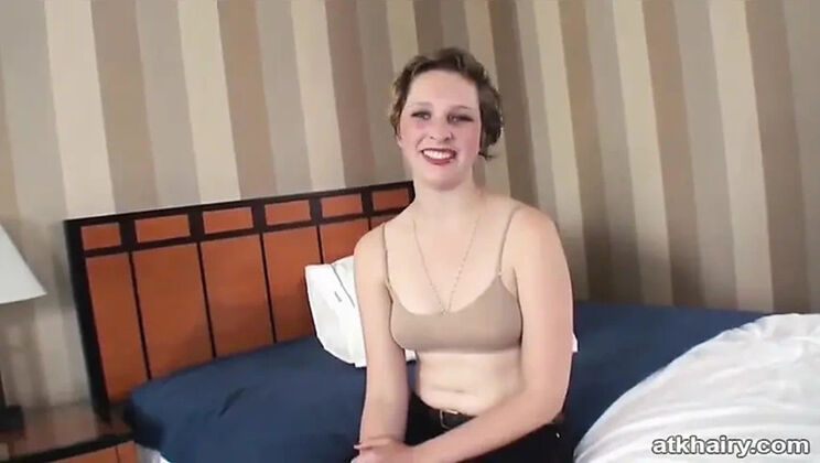 Lilith's Hairy Pussy Fun with Sex Toy Solo Vintage Pleasure