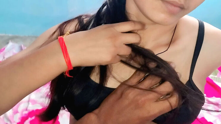 Desi Village Sex - Khushi Didi's Friend Fucks Her With Thick Cock Hindi Audio MMS