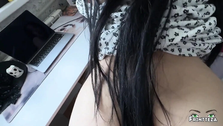 Stepdad Catches Stepdaughter Playing Project Qt & Masturbating - He Fucks Her Deep POV