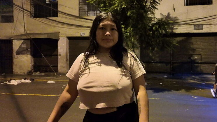 Amateur Latina Valentinaax Public Casting Fuck with Big Booty and Balloon Tits