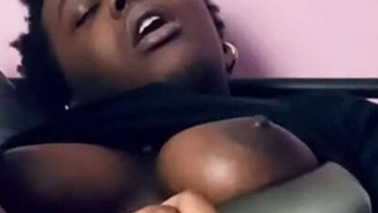 AlliyahAlecia1 Creamy Pussy Solo Masturbation - Pretty Ebony Fingering & Dirty Talk Orgasm