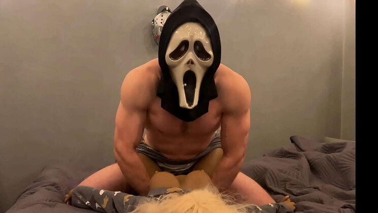 Masked Villain Fucks Sex Doll - Halloween POV Cosplay