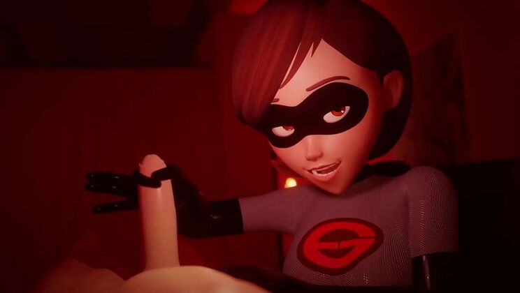 POV Handjob with Mrs Incredible in New Costume - Voiced JOI Fap Instruction