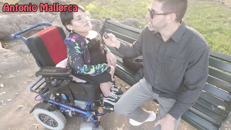 Amateur Latina Slut in Wheelchair Gets Public Pickup and Rough Sex