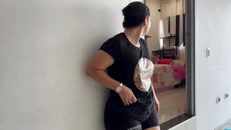 My Stepsister Mistakes My Bed For Hers - Hot Latina Teen Blowjob & Riding Ends With Cumming