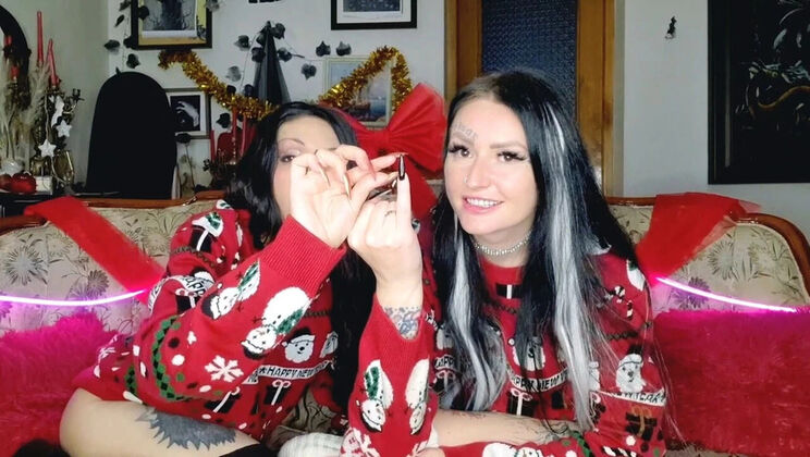 Christmas Goddess Femdom: Dominatrix Nika Humiliates Small Penis in HD