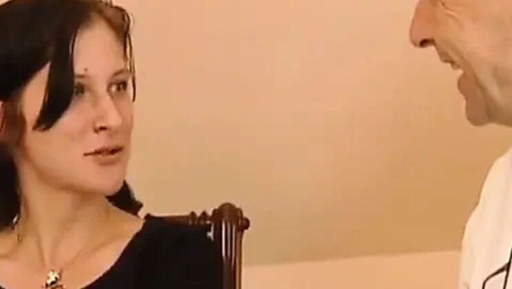 Skinny German MILF with Small Tits Gives Blowjob in Classic Homemade Video