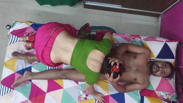 Bengali Bhabhi Sona Morning Blowjob & Doggy Sex with Husband - Big Natural Tits, Dirty Talk