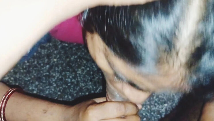 Indian Bhabhi Deep Throat Blowjob - Big Black Dick Cum in Mouth Swallow