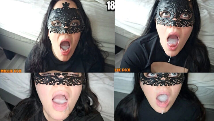 Millie Fox Swallows 20 Cum Loads - Amateur MILF Blowjob & Cumshot Compilation