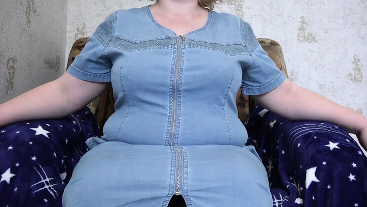 Chubby Mature Milf With Big Tits Orders You To Wank To Her Voluptuous Curves