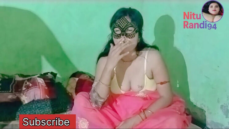 Desi Indian Bhabhi Smoking And Hard Fucking In Hindi - Hot Village Mom Doggy Style